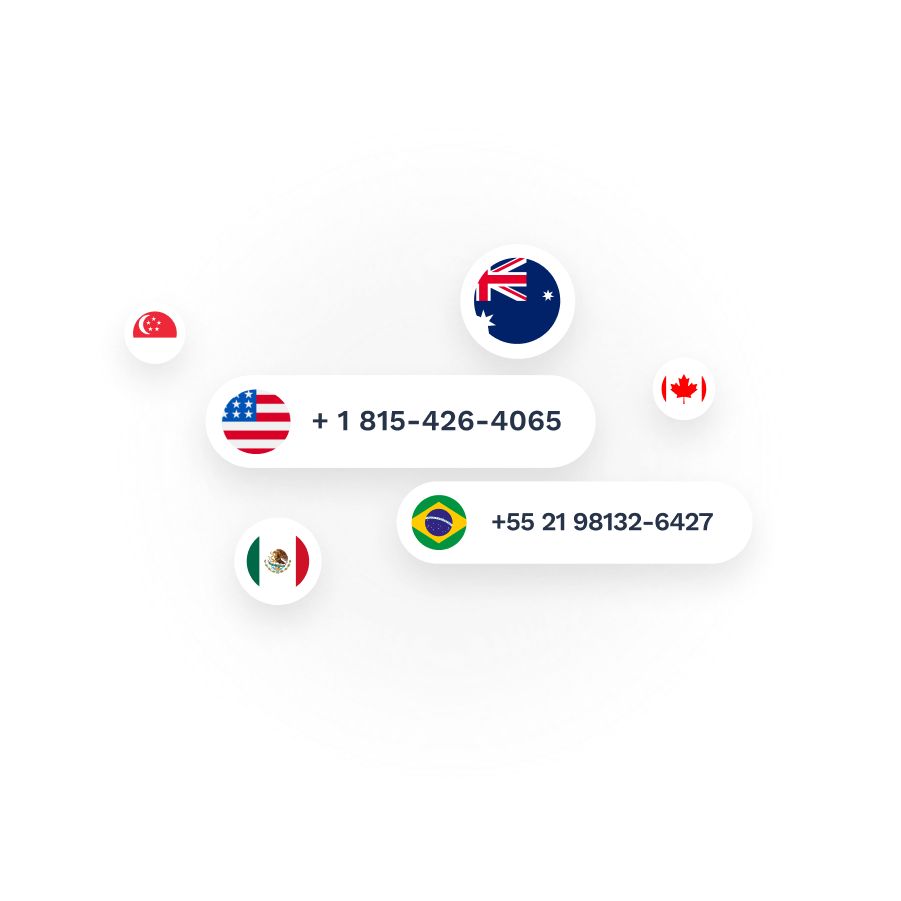 Numéro mobile à l'international