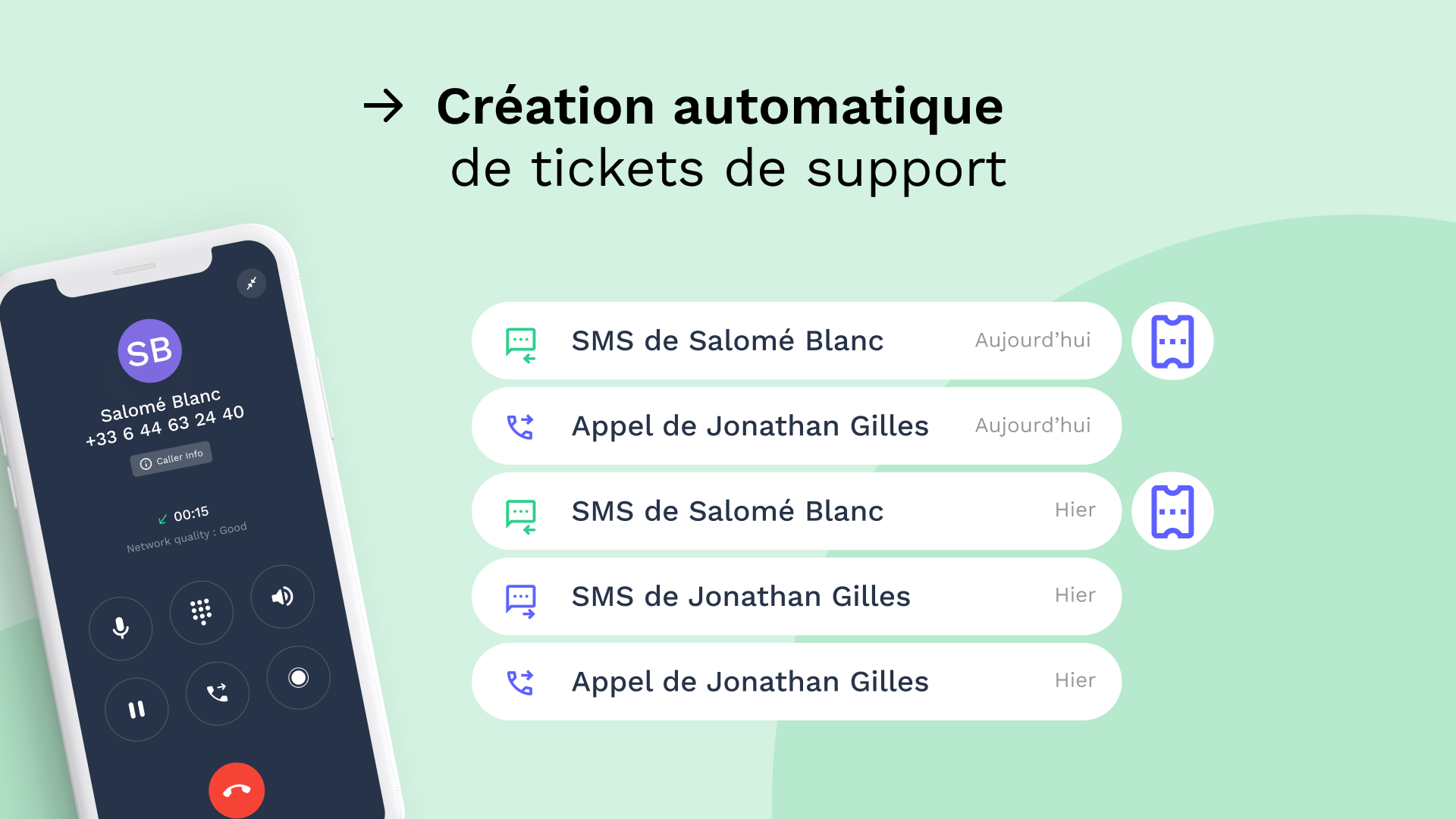 Integration Freshdesk et Onoff Business - Creation automatique de tickets