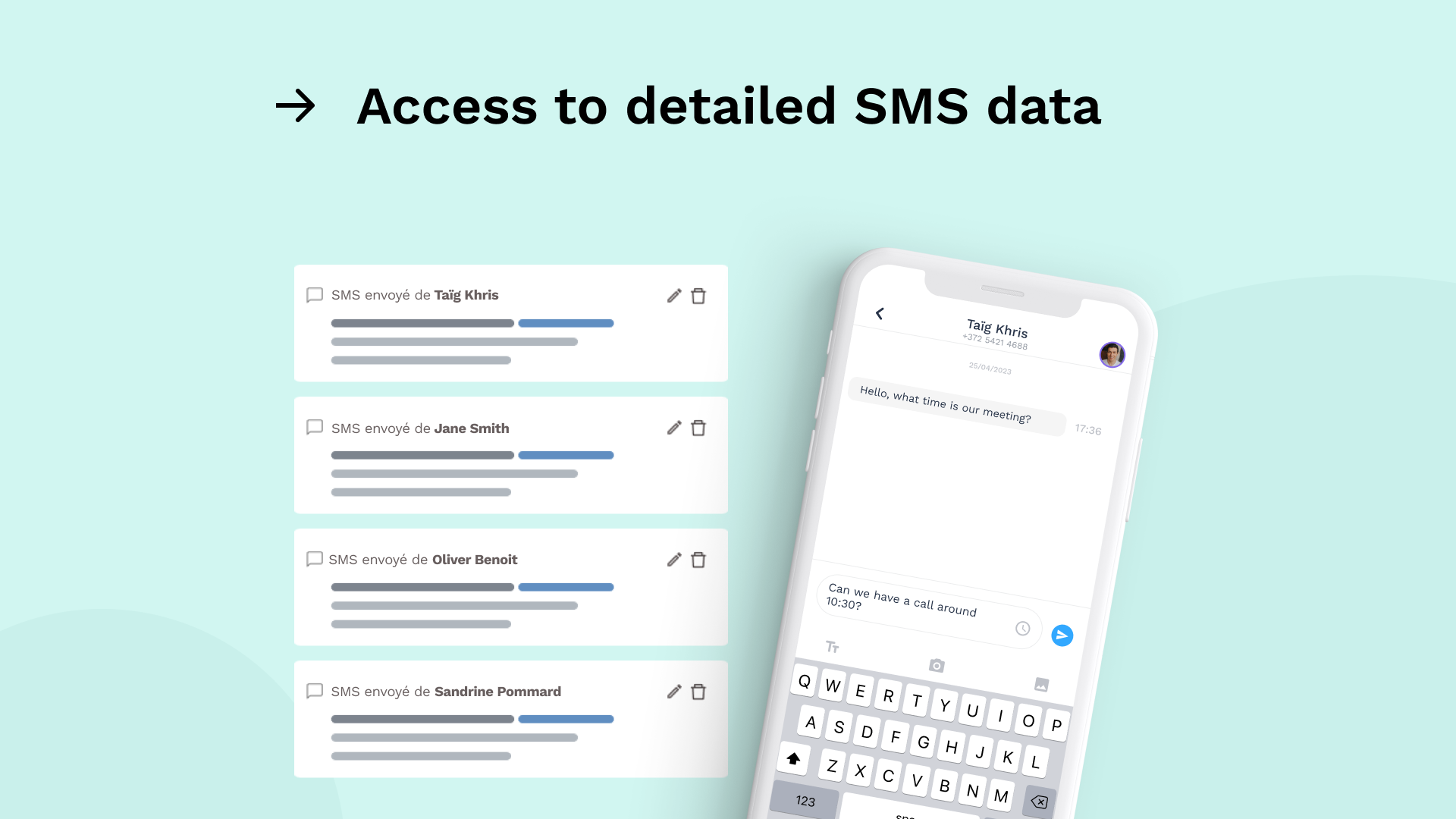 Webhook Integration with Onoff Business - Access to Detailed SMS Data