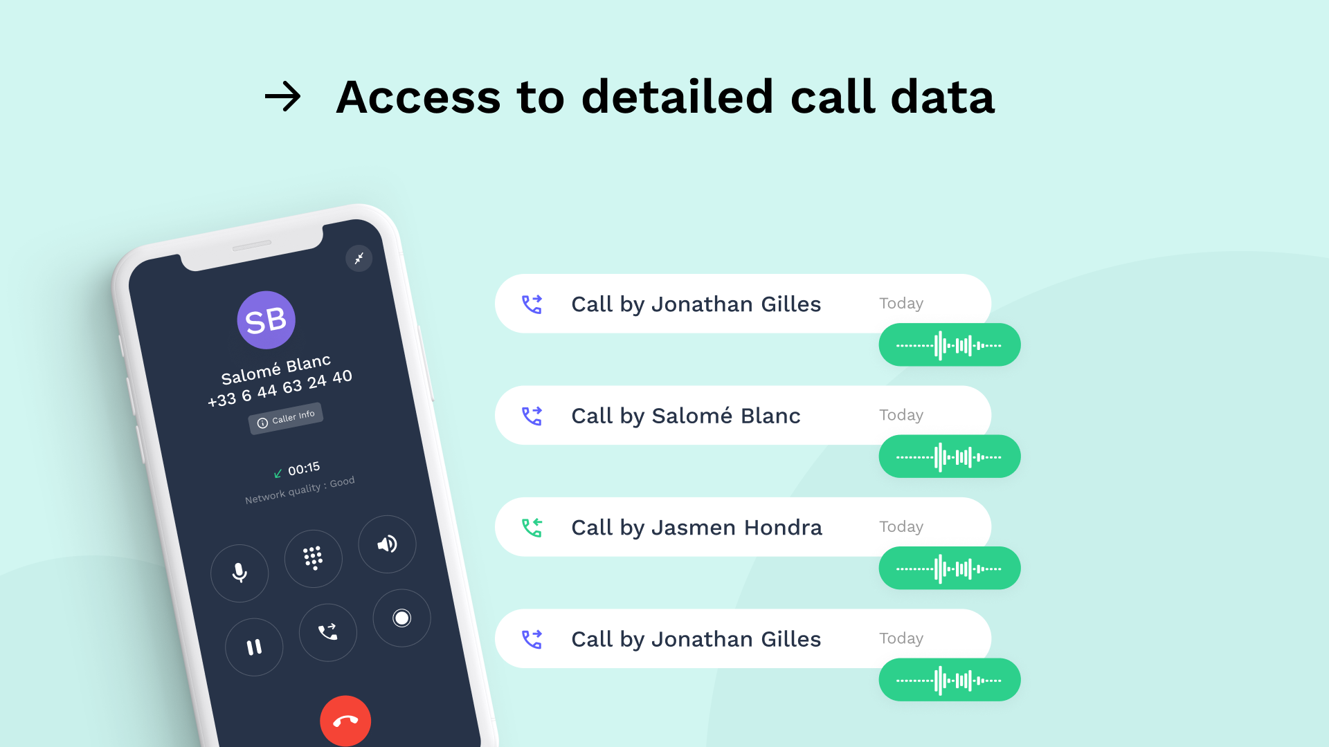 Webhook Integration with Onoff Business - Access to Detailed Call Data